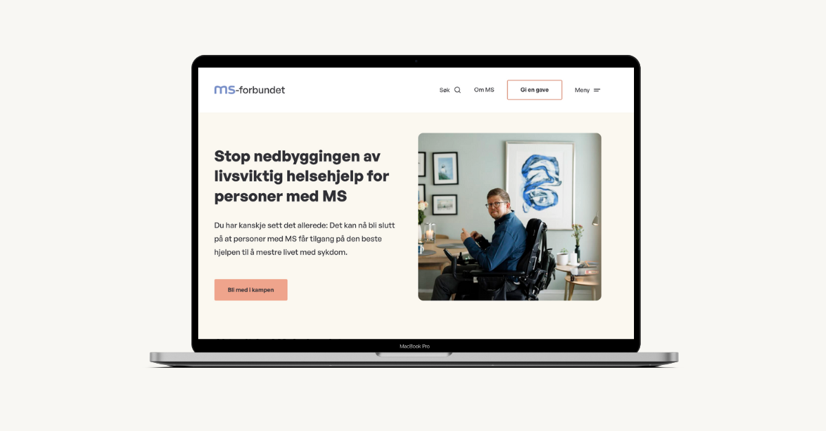 Nye nettsider for MS-forbundet